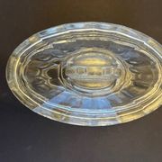 Vintage glass butter dish