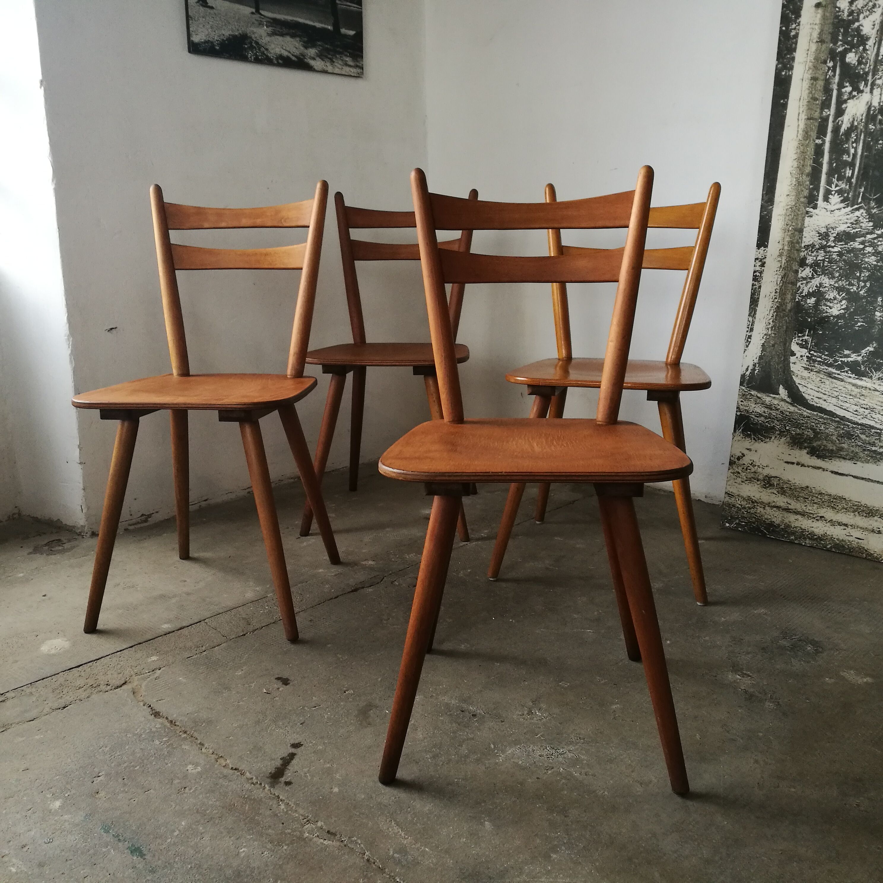 Set of 4 Scandinavian bars