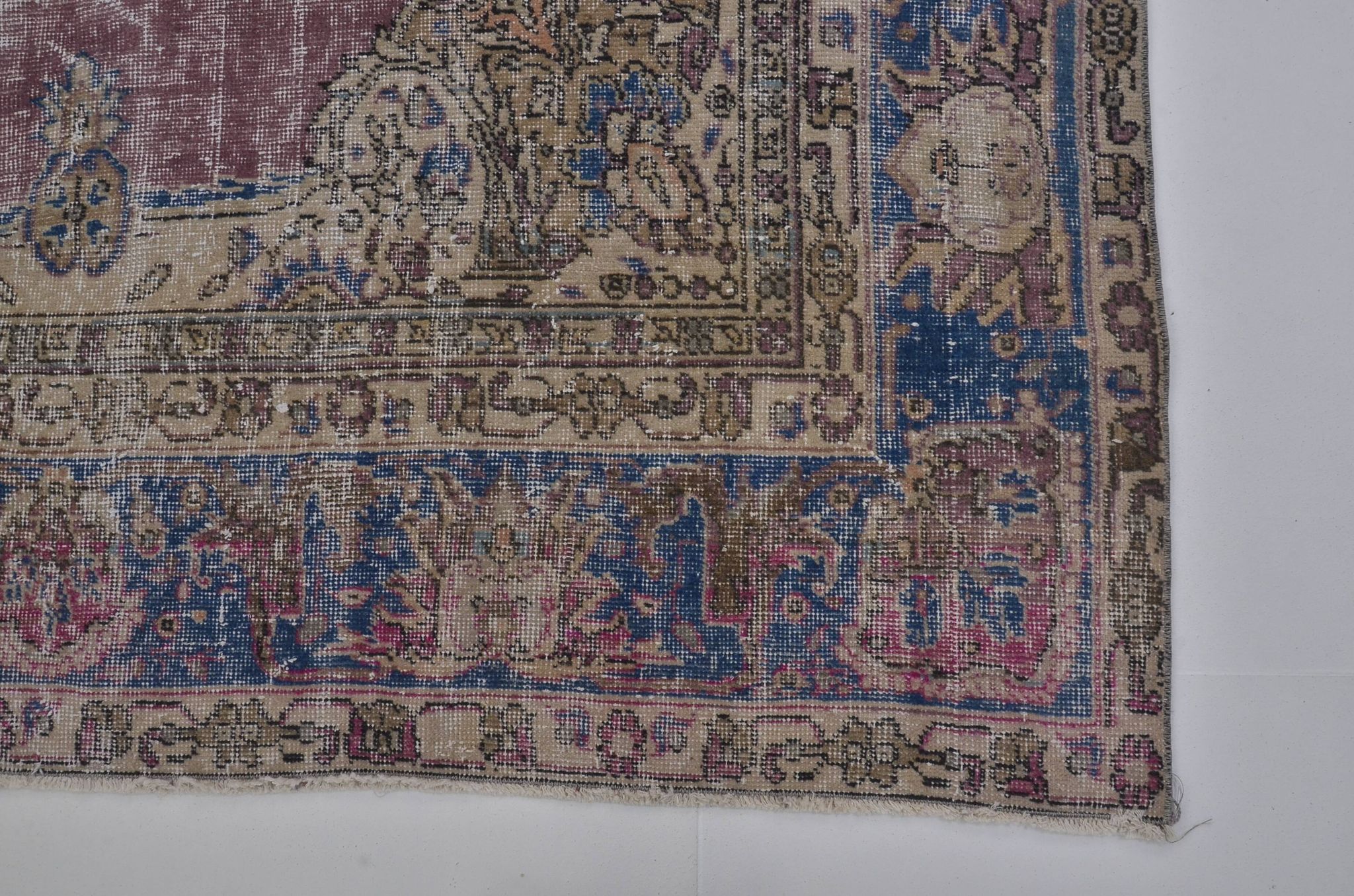 Tapis de salon Oushak noué à la main sku 1483