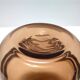 Postmodern brown incalmo murano glass vase
