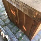 Wooden chest of drawers Mahogany veneers Late nineteenth 4 drawers