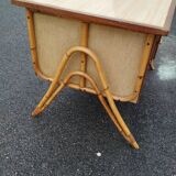 Bureau ancien en rotin