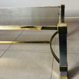 Hollywood Regency Style Chrome Coffee Table