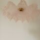 Pink Clichy glass pendant lamp