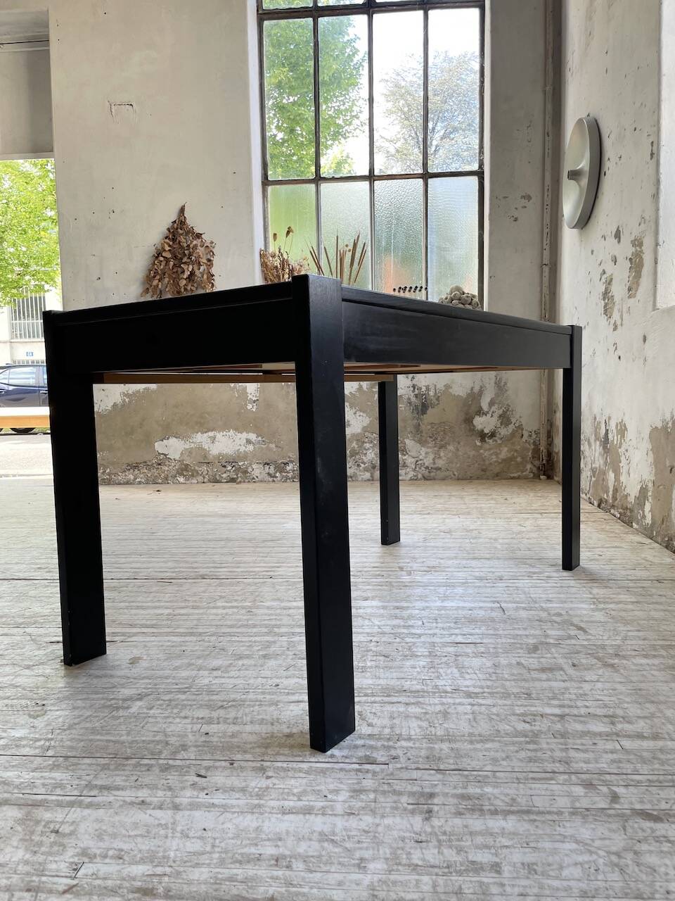 Regain black stained elm desk