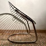 Gastone Rinaldi chrome armchair
