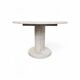 White drapery marble Italy / Neo Classic side / coffee table