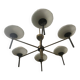 Vintage chandelier in opaline glass