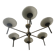 Vintage chandelier in opaline glass