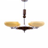 1950s Art Deco chandelier, Poland.