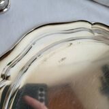 Plat de Service Rond en métal argenté Quist Alpacca