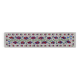 Hand-knotted rug, vintage Turkish rug 43x180 cm