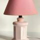 Vintage Pink Ceramic Lamp