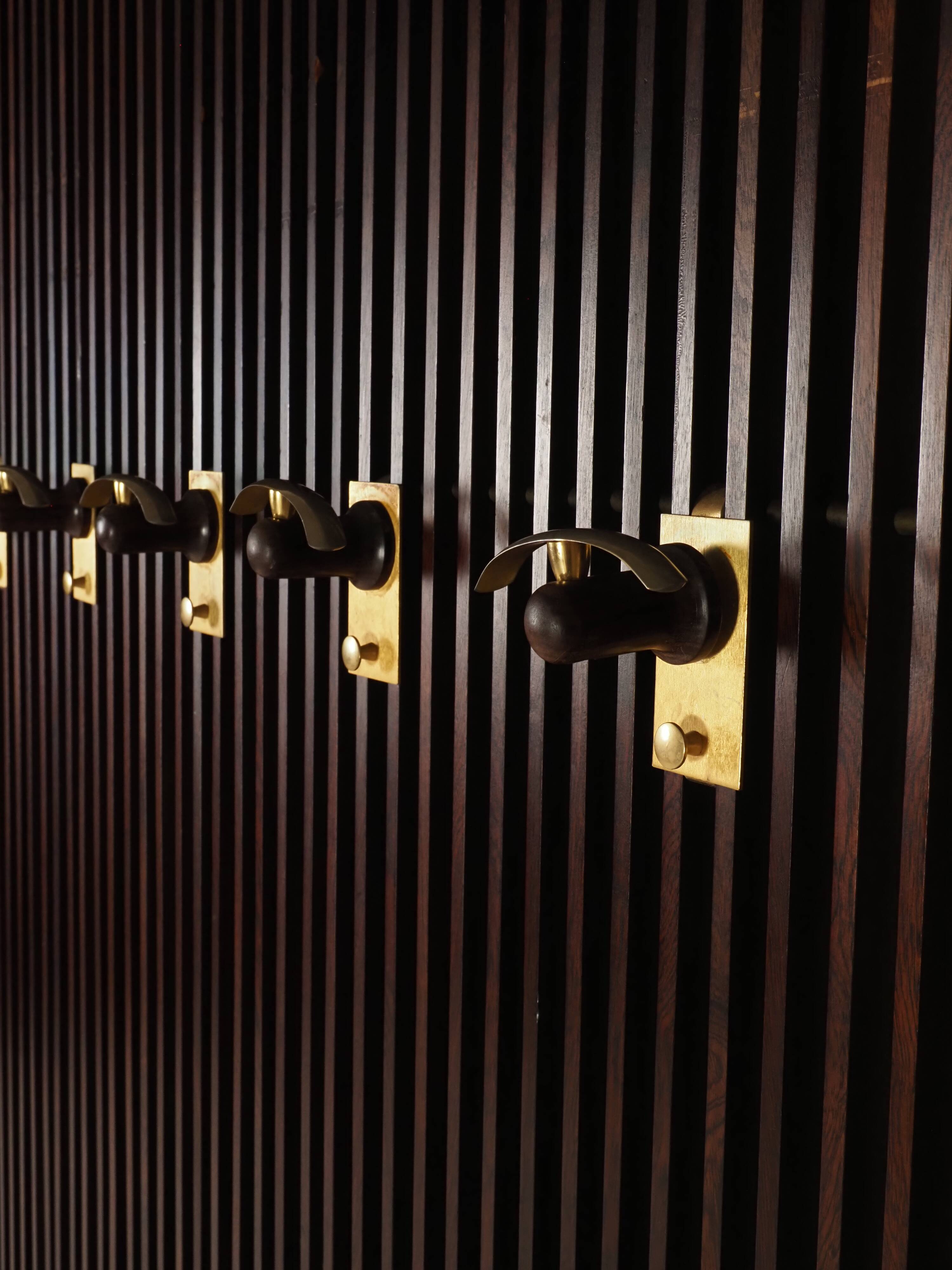 Porte-manteau modulaire italien des années 1950