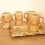 Mugs by C.Paci Vallauris 50s-60s
