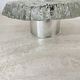 Thick Structured Ice Glass Wall Light Flush Mount by Peill & Putzler , 1970