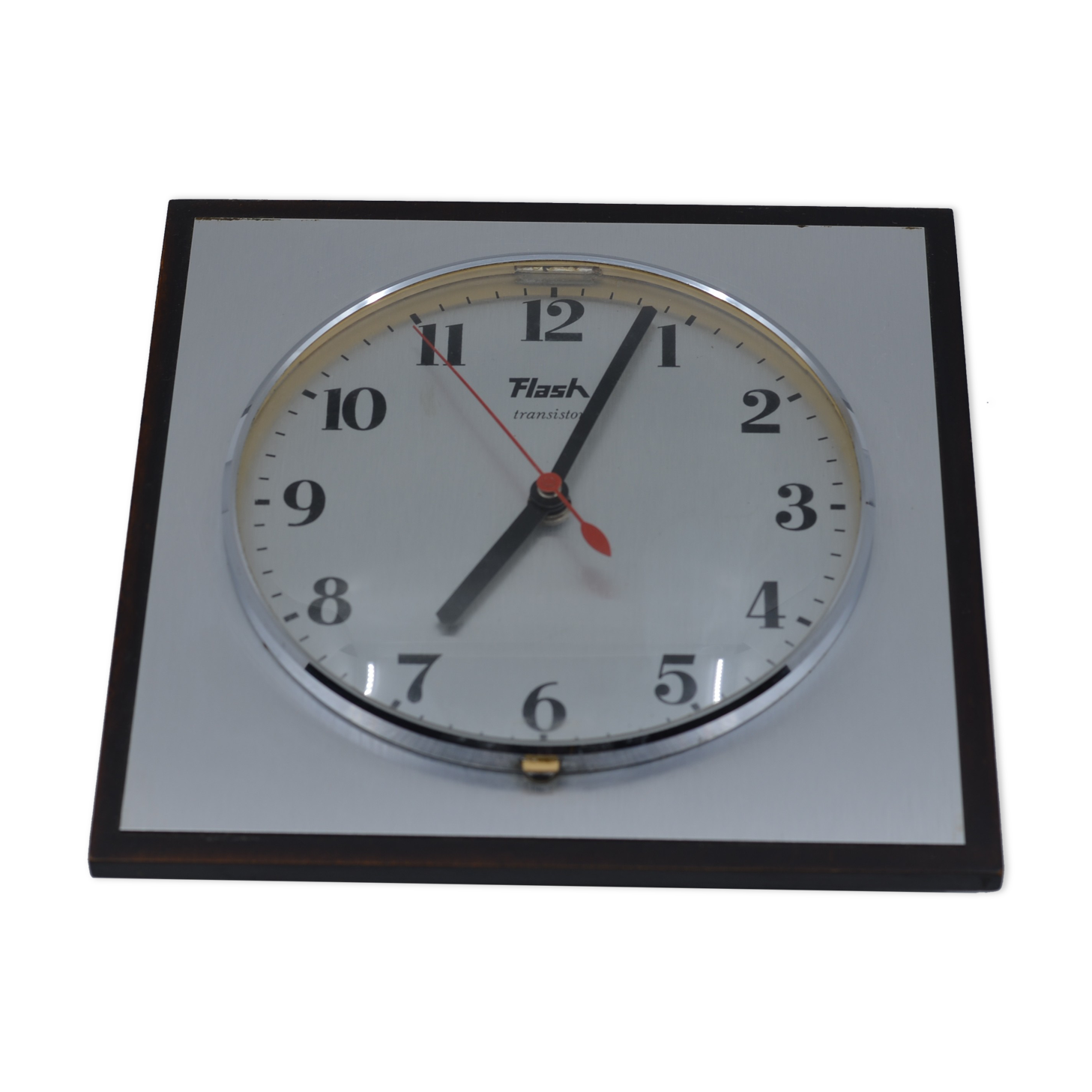 Aluminium flash clock