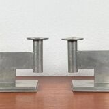 Minimalist chandelier model 551 in German tin by Karl Raichle for Meersburg, 1930s, set of 2.