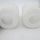 Pair of Scandinavian teak and opaline wall lamps philips
