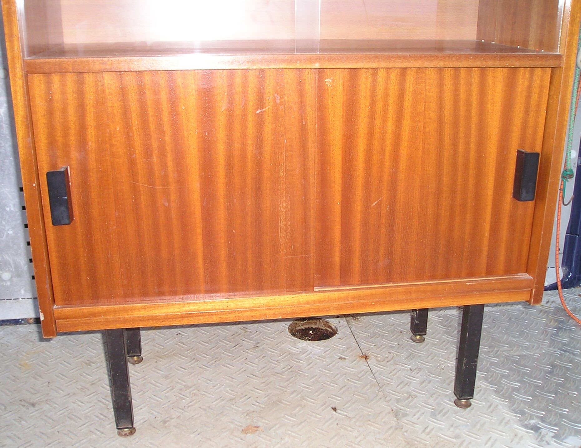 Vintage display cabinet from the 60s/70s