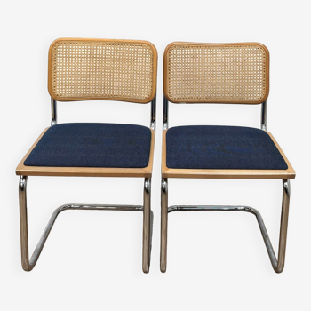 Lot de 2 chaises B32 designées par Marcel Breuer