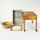 Table mobile du milieu du siècle, Danemark, années 1960.