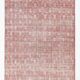 Pale red classic vintage rug, 215x335cm