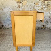 Commode vintage bicolor à 4 tiroirs, circa 70's