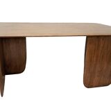 Solid oak coffee table