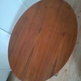 Beautiful Danish oval tripod coffee table
