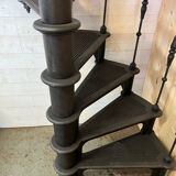 Cast iron spiral staircase