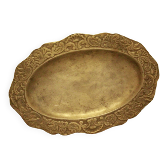 Old pewter dish