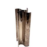 Christian Dior, Silver-plated solifleur sculptural vase, Dior France 1980s