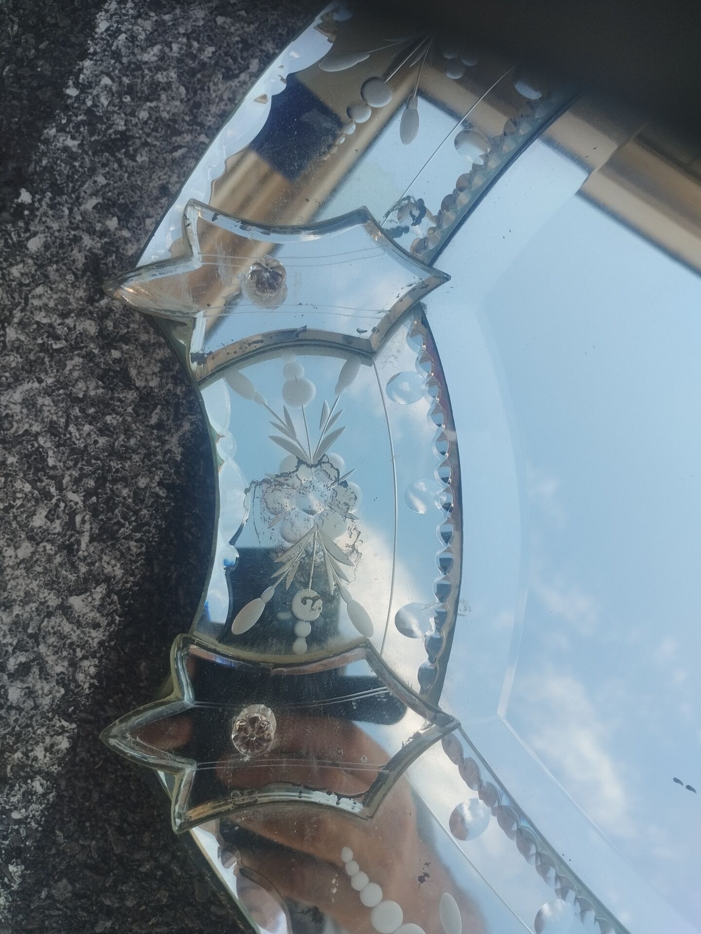 Ancient Venetian mirror