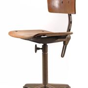 Friso Kramer style plywood atelier drawing table chair