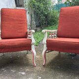Pair of antique armchairs