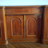 Victorian mahogany enfilade