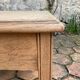 Table basse ancienne en chêne massif