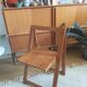 Chaise pliante vintage