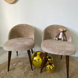 Vintage moumoute chairs