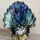 Grande porcelain poule sculpture Italy