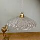 Vintage glass pendant light - tableware collection -
