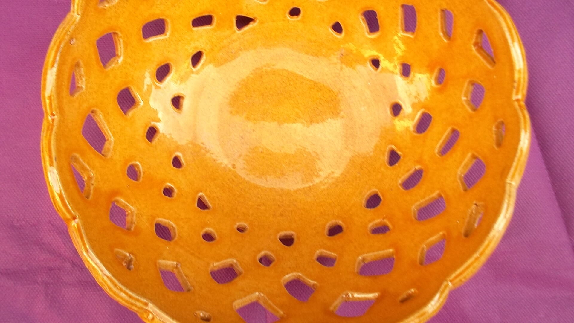 Fruit cup pottery pichon d'uzes