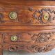 18th century provencal chest of drawers with openwork cross-borders in nyer