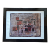 Tableau contemporain signé Serge Megaides