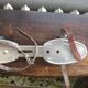 roller skates 1945 sports A pair, that is 2 steel roller skates