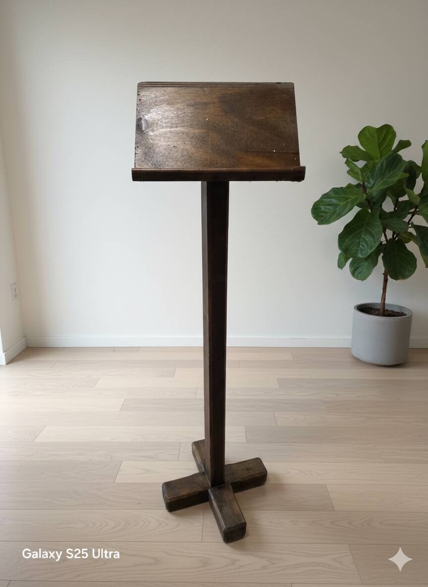 Lectern, antique conference desk