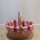 Vintage rattan wicker basket