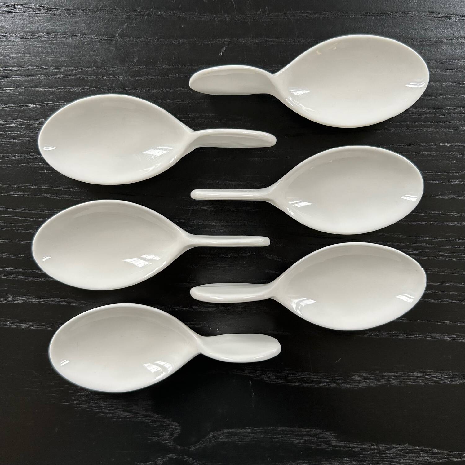 Set of 6 designer amuse bouche spoons