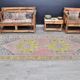 Colourful Oushak Vintage Floor Carpet sku 2508